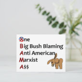 反オバマ ポストカード (スタンド正面)