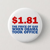 反オバマ 缶バッジ (正面)