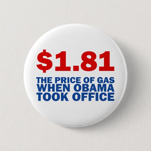 反オバマ 缶バッジ (正面)