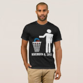 反オバマ-選挙2012年 Tシャツ (正面フル)