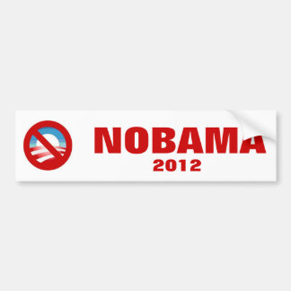 反オバマ- NOBAMA バンパーステッカー