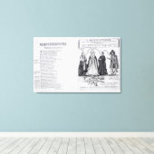 反キリストの象徴 キャンバスプリント (インサイチュ (ウッドフロア))