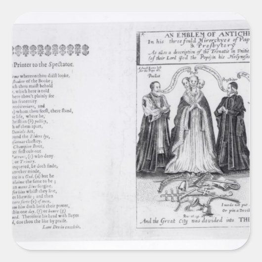 反キリストの象徴 スクエアシール (正面)