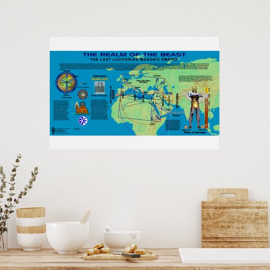 反キリスト圏 ポスター (キッチン)