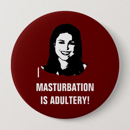 反クリスティーンO'Donnell 缶バッジ (正面)