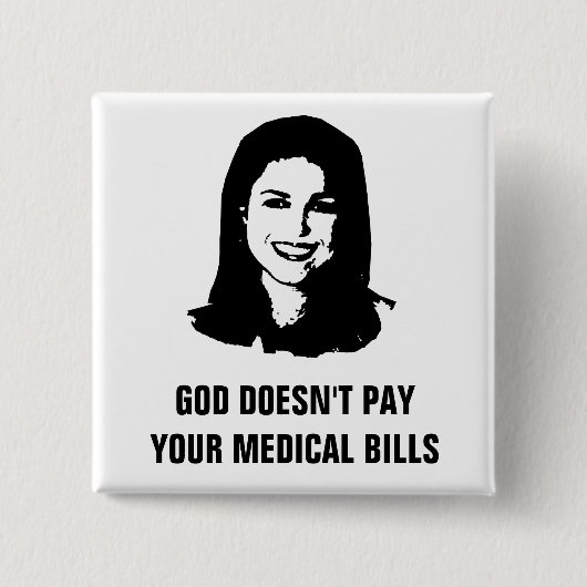 反クリスティーンO'Donnell 缶バッジ (正面)