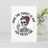 反トランプに投票したあなたが望んだタラフィックな一日を過ごせ 招待状 (スタンド正面)