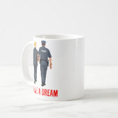反トランプの夢 コーヒーマグカップ (正面左)