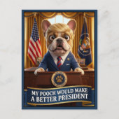 反トランプジョーク ポストカード (正面)