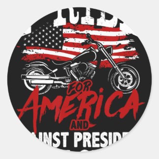 反トランプバイク集団、骨の髄まで反トランプ大統領に抵抗 ラウンドシール