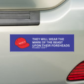 反トランプ啓示の詩 バンパーステッカー (車上)