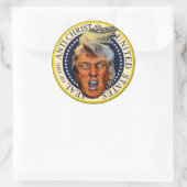 反トランプ大統領 アンチクライストの封印 ラウンドシール (バッグ)