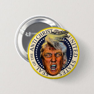 反トランプ大統領 アンチクライストの封印 缶バッジ