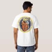 反トランプ大統領 アンチクライストの封印 Tシャツ (裏面フル)