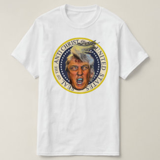 反トランプ大統領 アンチクライストの封印 Tシャツ
