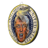 反トランプ大統領 反キリストの封印 ダーツボード (正面右)