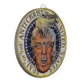 反トランプ大統領 反キリストの封印 ダーツボード (正面左)