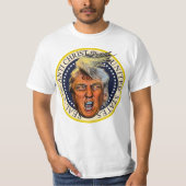 反トランプ大統領 反キリストの封印 Tシャツ (正面)