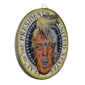 反トランプ大統領 大口悪魔 ダーツボード (正面左)