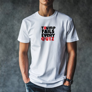 反トランプ学生抗議スローガン 赤黒 Tシャツ