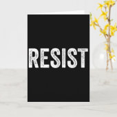 反トランプ抗議行進 ポリティカル デファイアント カード (黄色い花)