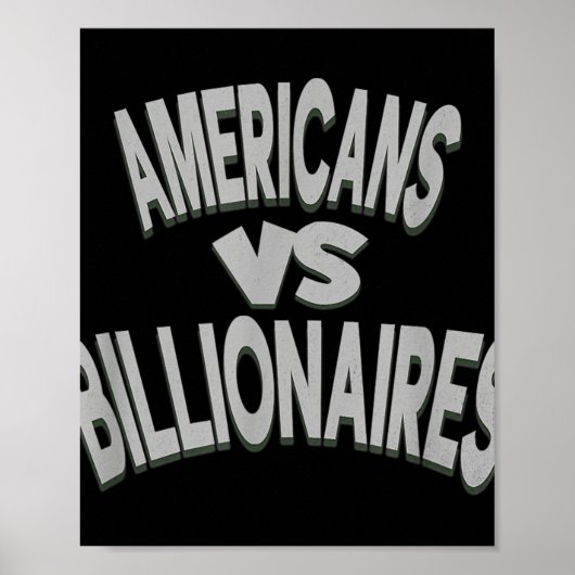 反トランプ米国人VS億万長者 ポスター (正面)