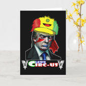 反トランプ1 カード (黄色い花)