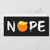 反トランプ - いいえ エディションII 招待状 (正面)