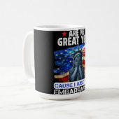 反トランプ コーヒーマグカップ (正面左)