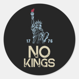 反トランプ・ノー・キングス抗議引用 ラウンドシール