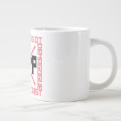 反トランプ ピンク ジャンボコーヒーマグカップ (右)
