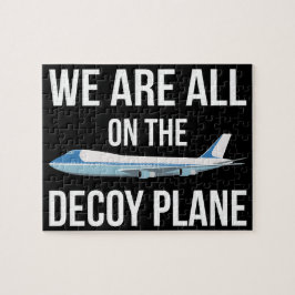 反トランプ - 私たちはみんな囮飛行機に乗っています II ジグソーパズル