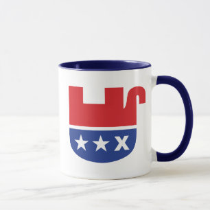 反トランプ GOP 共和党 死んだ象 マグカップ