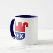 反トランプ GOP 共和党 死んだ象 マグカップ (正面左)