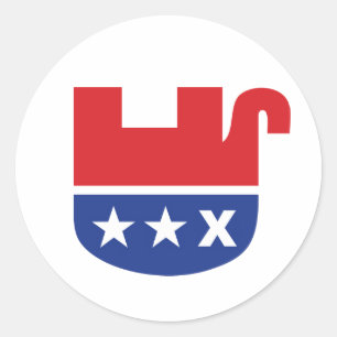 反トランプ GOP 共和党 死んだ象 ラウンドシール