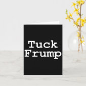 反トランプ Tトゥック フランプ カード (黄色い花)