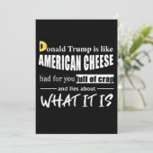 反ドナルド・トランプはアメリカンチーズの女性のようだ シーズンカード (スタンド正面)