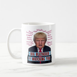 反ドナルド・トランプ1984大統領の政治パロディ コーヒーマグカップ