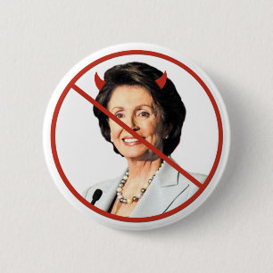 反ナンシーPelosi 缶バッジ