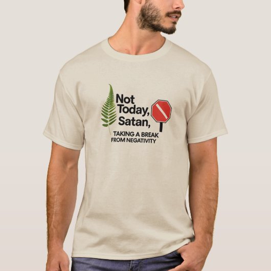 反ネガティビティ宣言Tシャツ Tシャツ (正面)