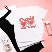 反バおもしろいンタインの日の話Cupid Not Today Tシャツ