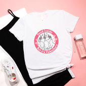 反バレンタインデーおもしろいと皮肉なスケルトン Tシャツ