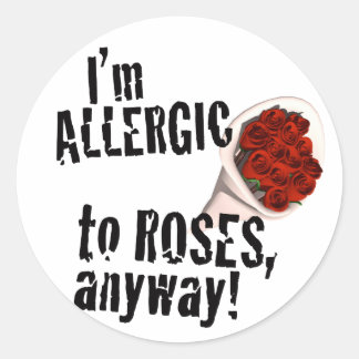 反バレンタインデーのシール ラウンドシール