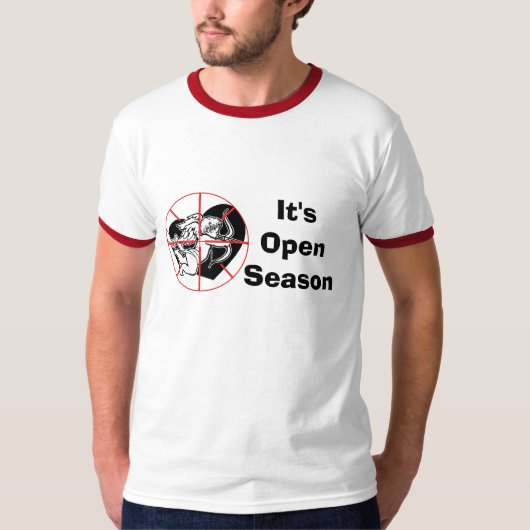 反バレンタインデーのワイシャツ Tシャツ (正面)