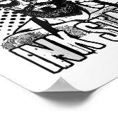 反バレンタインデーの刺青された男性のための独身のメンズ ポスター (角)