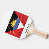 反パーソナライズされたグア 卓球ラケット (横)