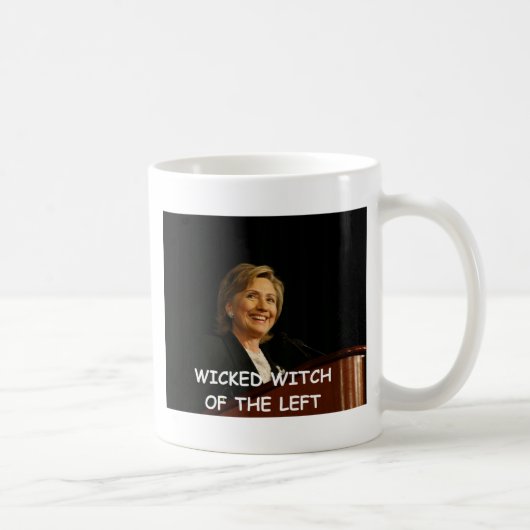 反ヒラリー・クリントン コーヒーマグカップ (右)