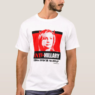 反ヒラリー-再度このB -反ヒラリーpng.png Tシャツ