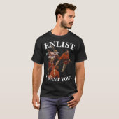 反ファシスト旅団 今すぐ参加せよ 戦え Tシャツ (正面フル)