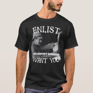 反ファシスト旅団 登録 戦時国債を購入せよ Tシャツ